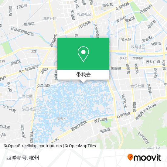 西溪壹号地图