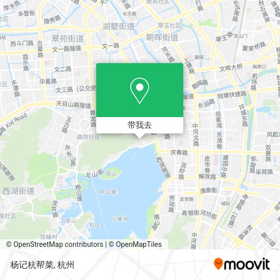 杨记杭帮菜地图