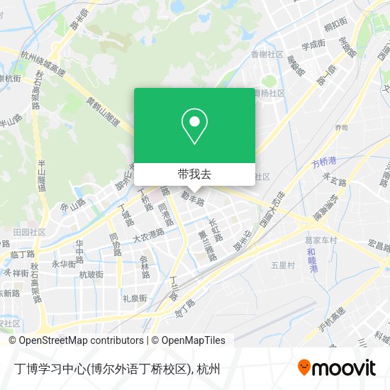 丁博学习中心(博尔外语丁桥校区)地图