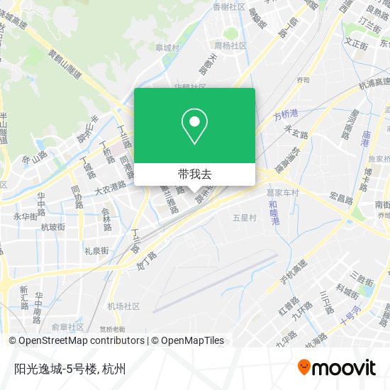 阳光逸城-5号楼地图