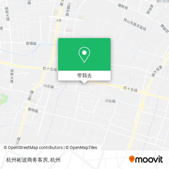 杭州彬波商务客房地图