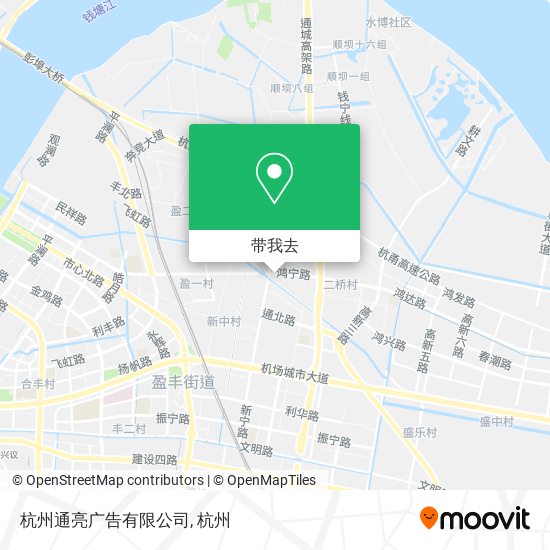 杭州通亮广告有限公司地图