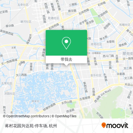 蒋村花园兴达苑-停车场地图