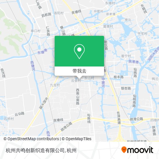 杭州共鸣创新织造有限公司地图