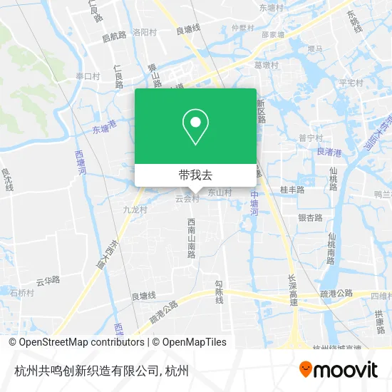 杭州共鸣创新织造有限公司地图