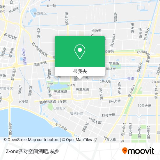 Z-one派对空间酒吧地图