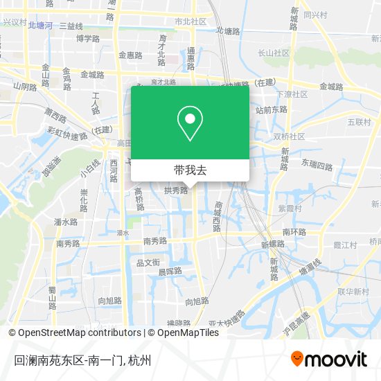 回澜南苑东区-南一门地图
