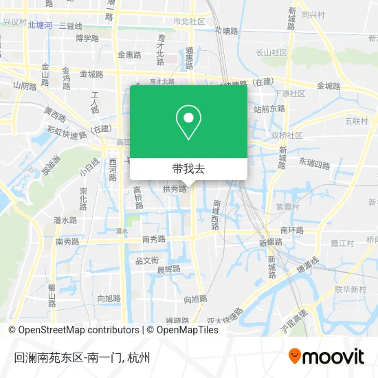 回澜南苑东区-南一门地图
