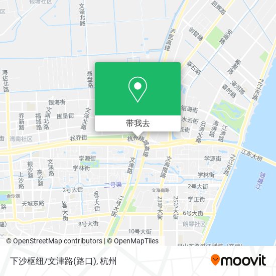 下沙枢纽/文津路(路口)地图