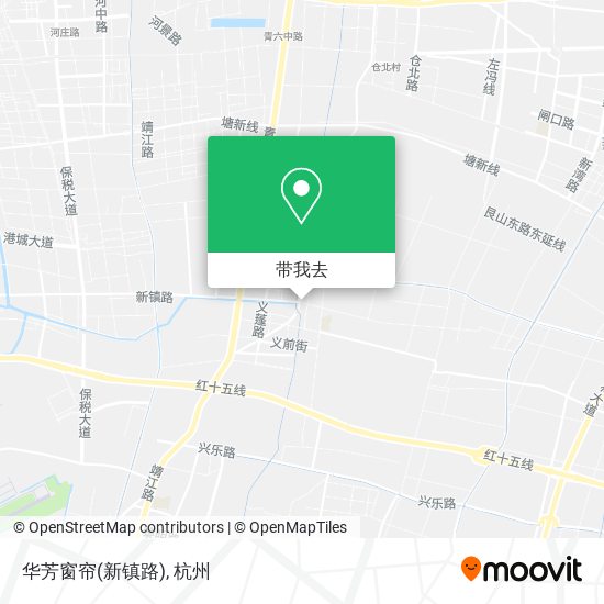 华芳窗帘(新镇路)地图