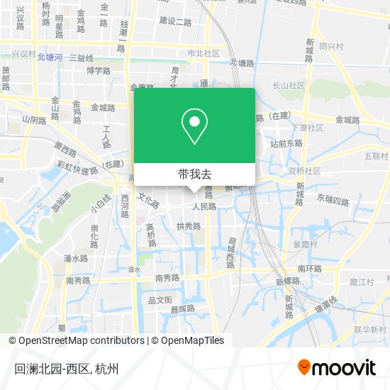 回澜北园-西区地图