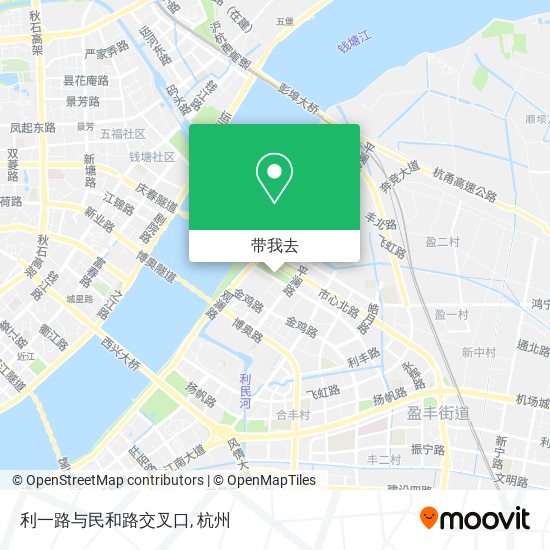 利一路与民和路交叉口地图