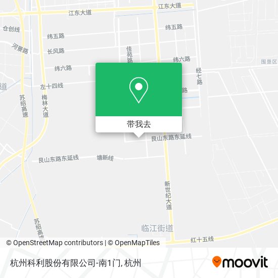 杭州科利股份有限公司-南1门地图
