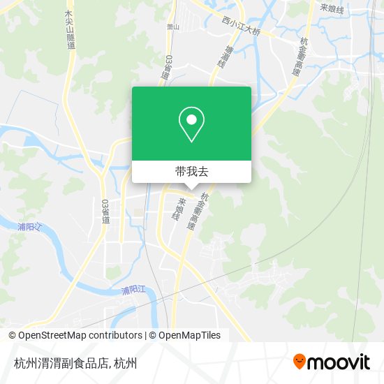 杭州渭渭副食品店地图