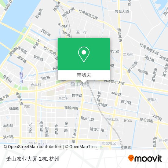 萧山农业大厦-2栋地图