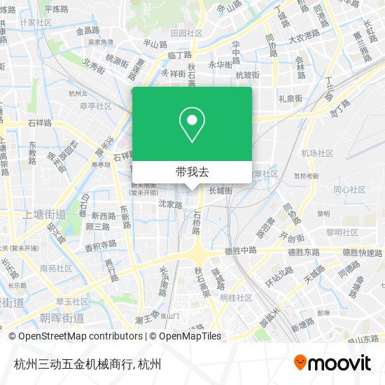 杭州三动五金机械商行地图