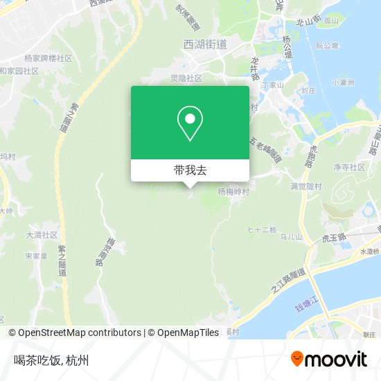 喝茶吃饭地图