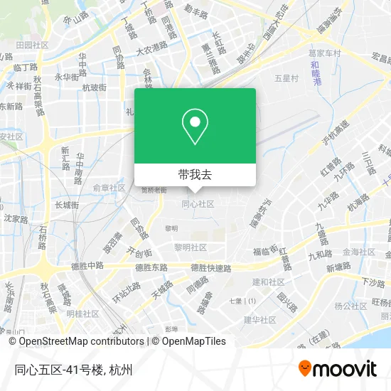 同心五区-41号楼地图