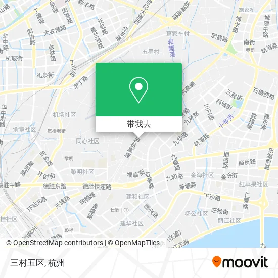 三村五区地图
