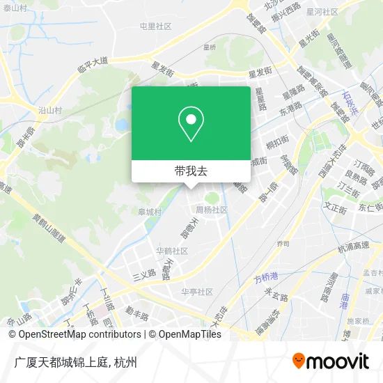 广厦天都城锦上庭地图