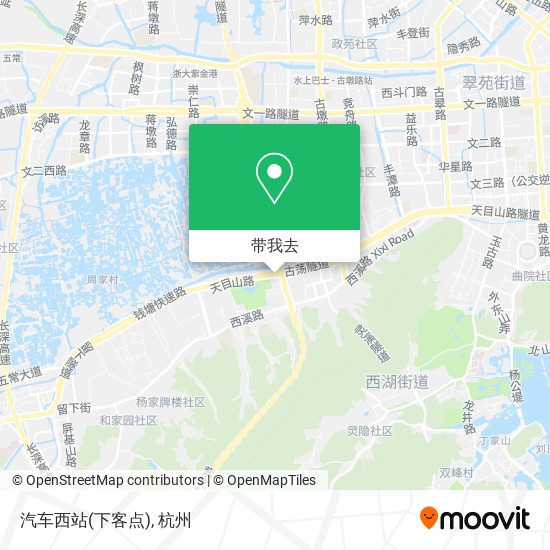汽车西站(下客点)地图