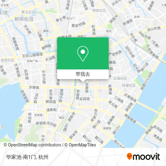 华家池-南1门地图
