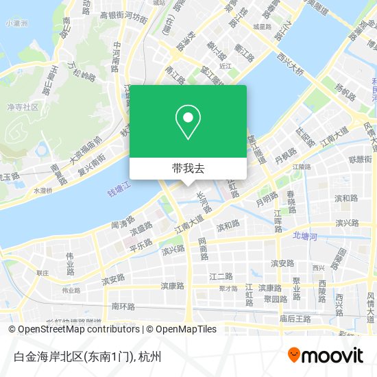 白金海岸北区(东南1门)地图