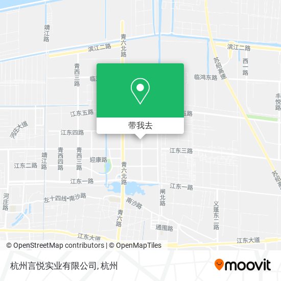 杭州言悦实业有限公司地图