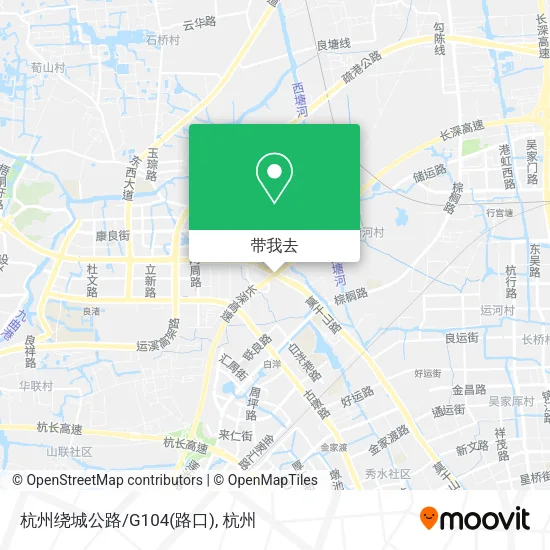 杭州绕城公路/G104(路口)地图