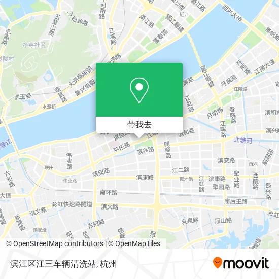 滨江区江三车辆清洗站地图