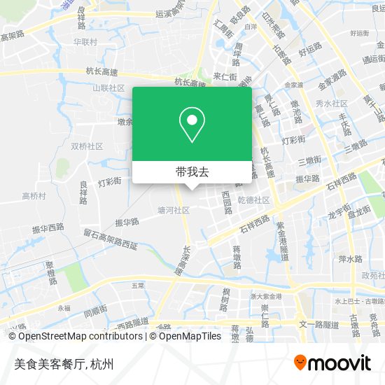 美食美客餐厅地图