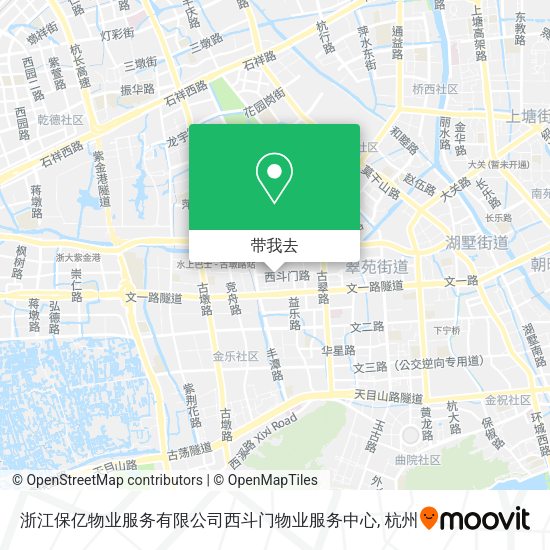 浙江保亿物业服务有限公司西斗门物业服务中心地图
