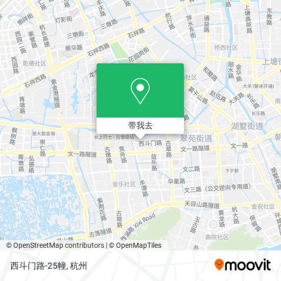西斗门路-25幢地图