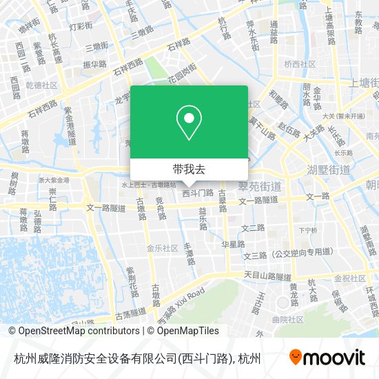 杭州威隆消防安全设备有限公司(西斗门路)地图