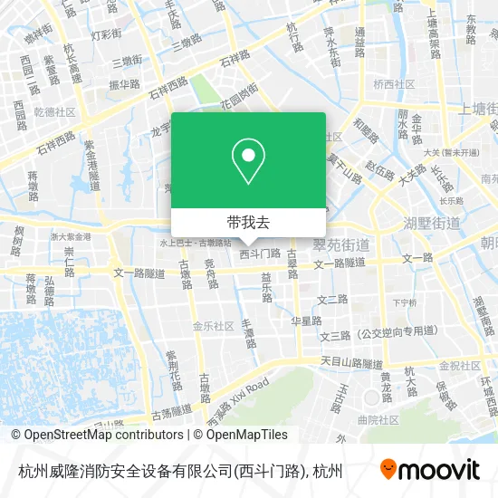 杭州威隆消防安全设备有限公司(西斗门路)地图