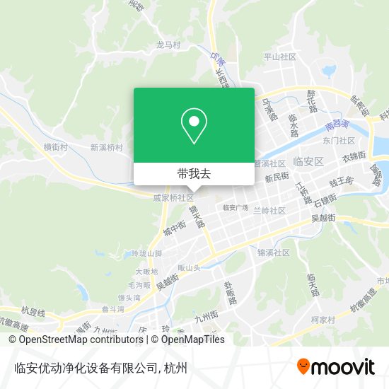临安优动净化设备有限公司地图