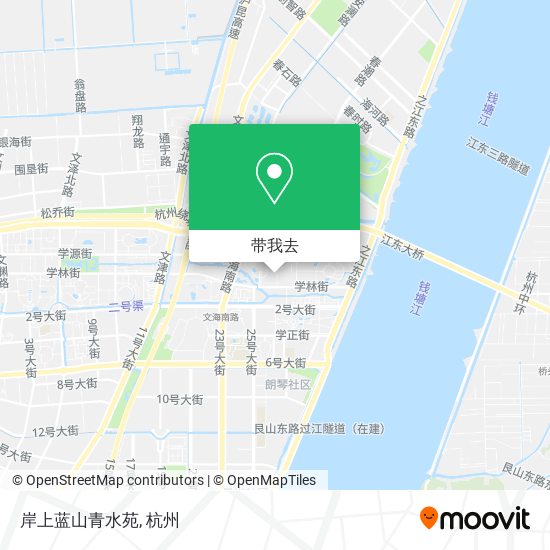 岸上蓝山青水苑地图