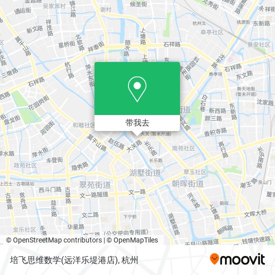 培飞思维数学(远洋乐堤港店)地图