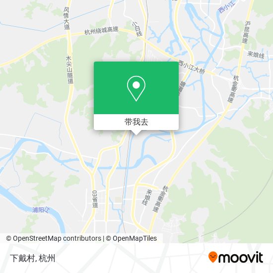 下戴村地图