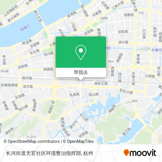 长河街道天官社区环境整治指挥部地图