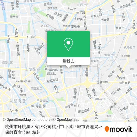 杭州市环境集团有限公司杭州市下城区城市管理局环保教育宣传站地图