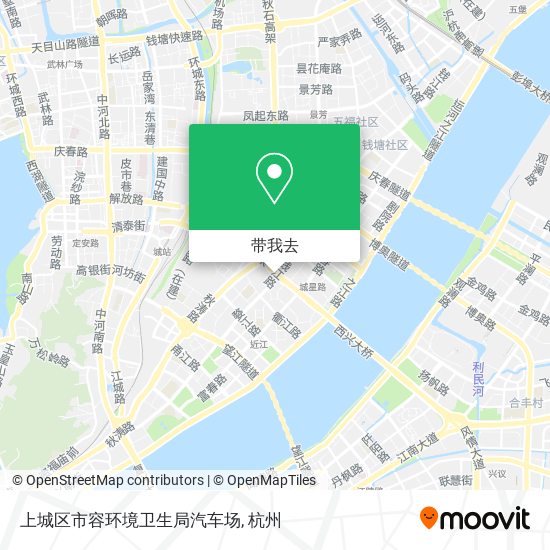 上城区市容环境卫生局汽车场地图