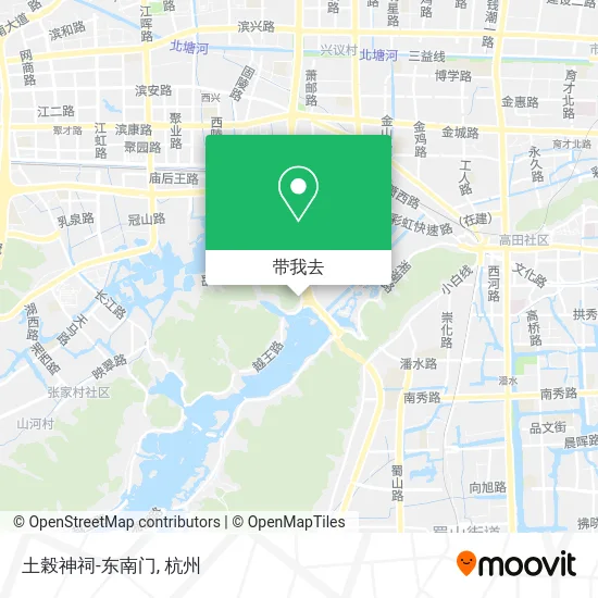 土榖神祠-东南门地图