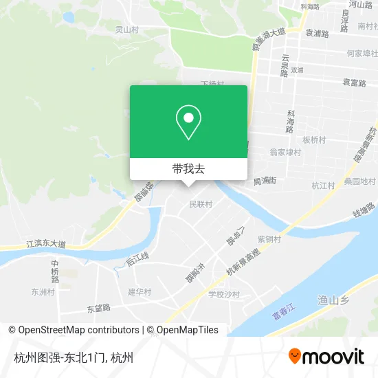 杭州图强-东北1门地图