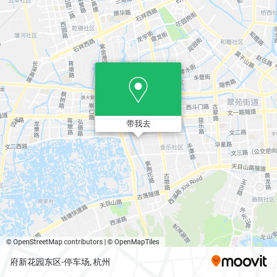 府新花园东区-停车场地图
