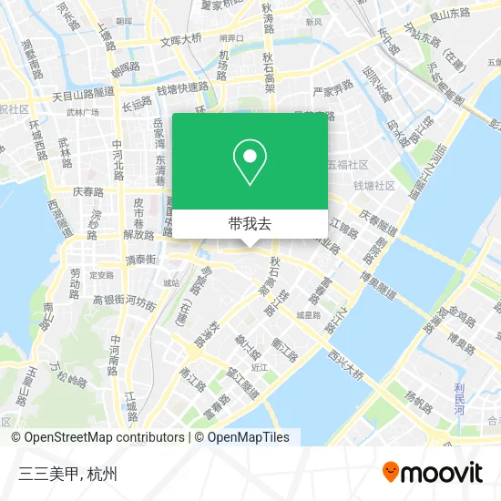 三三美甲地图