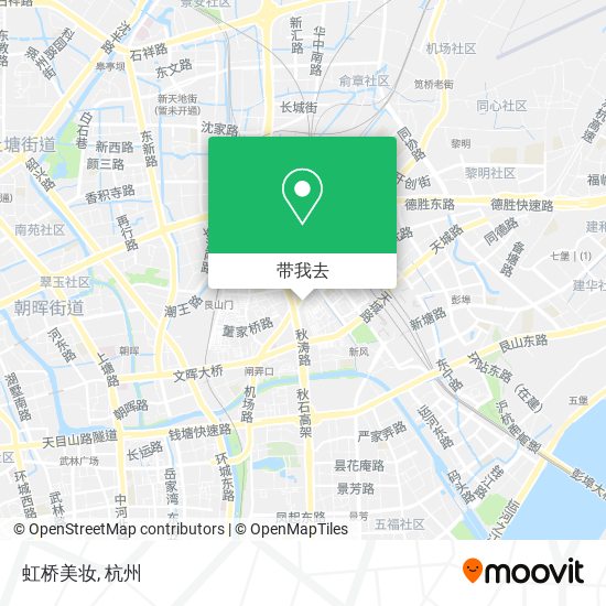 虹桥美妆地图