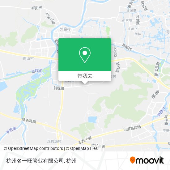 杭州名一旺管业有限公司地图