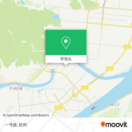 一号路地图