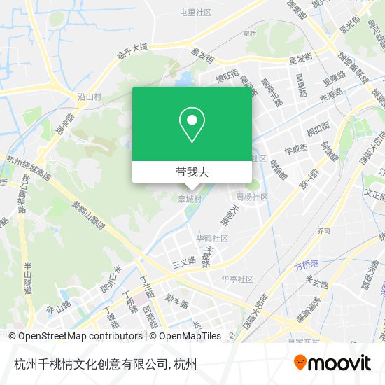 杭州千桃情文化创意有限公司地图